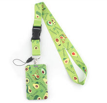 Cargar imagen en el visor de la galería, Lanyard y Porta credencial aguacate
