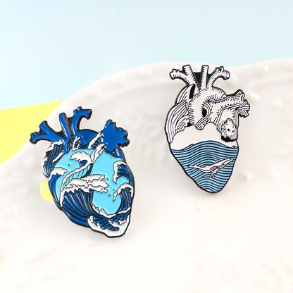 Pin Corazón Delfin