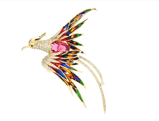 Prendedor Ave fenix