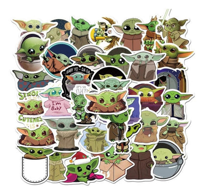 Paquete Stickers Baby Yoda