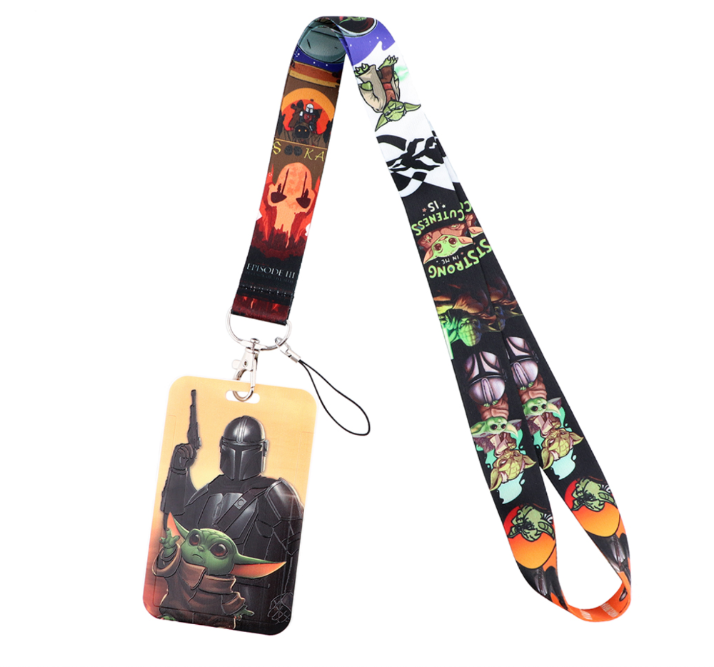 Lanyard y Porta credencial Baby Yoda - Yukawaii