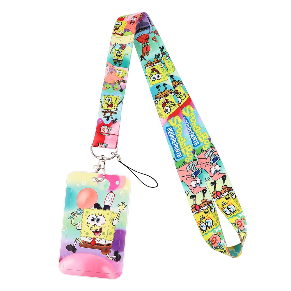 Lanyard y Porta credencial Bob Esponja