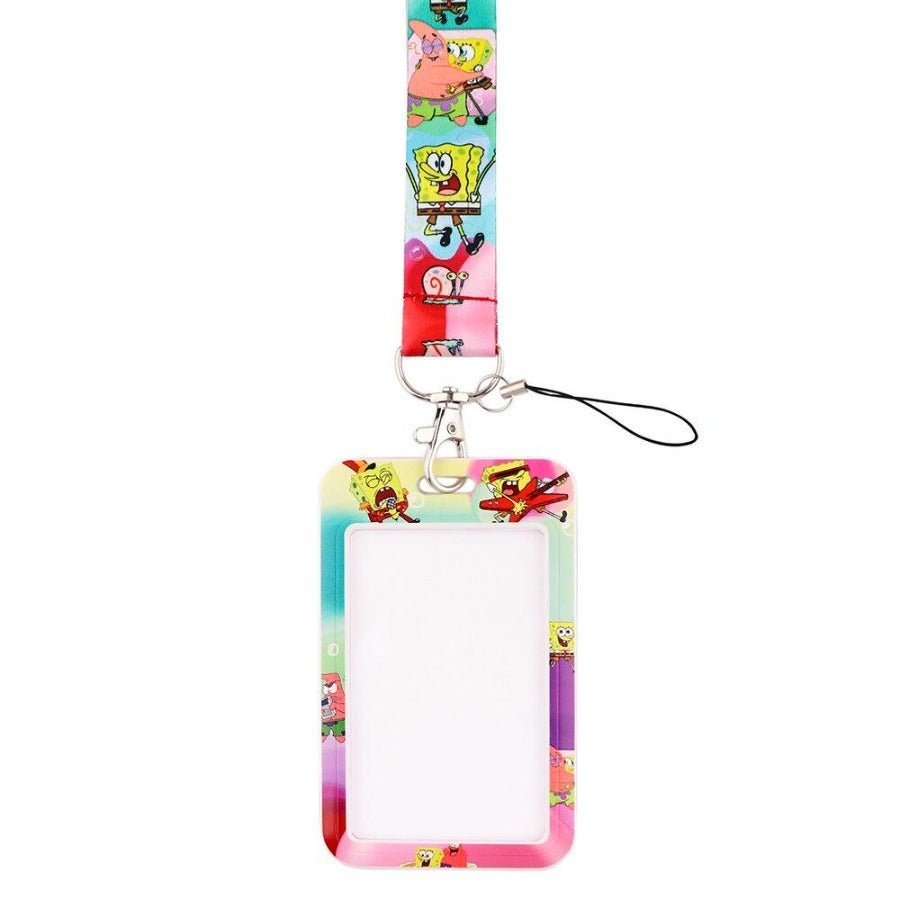 Lanyard y Porta credencial Bob Esponja