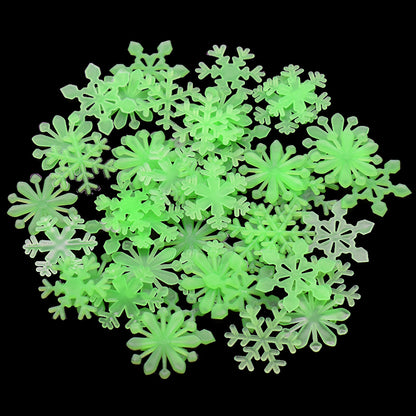 Copos de Nieve Fluorescentes