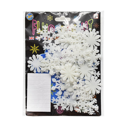 Copos de Nieve Fluorescentes