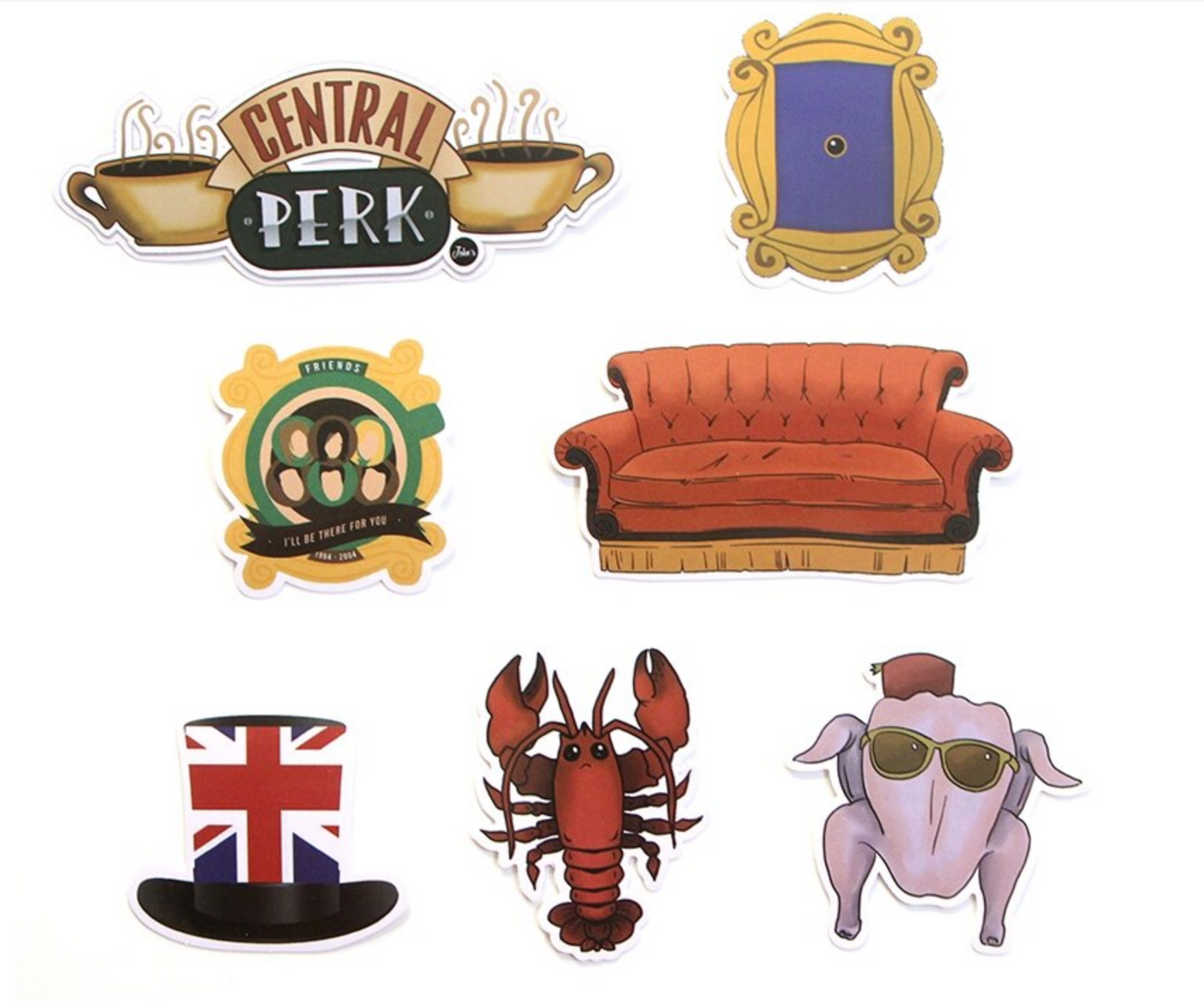 Paquete Stickers Friends
