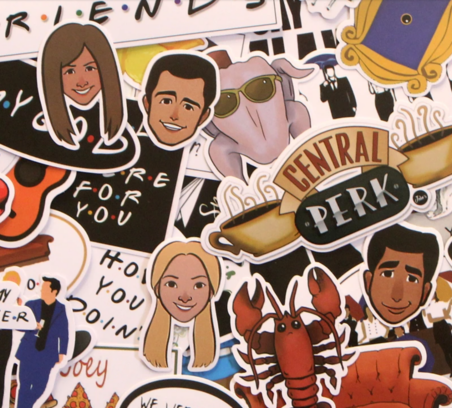 Paquete Stickers Friends