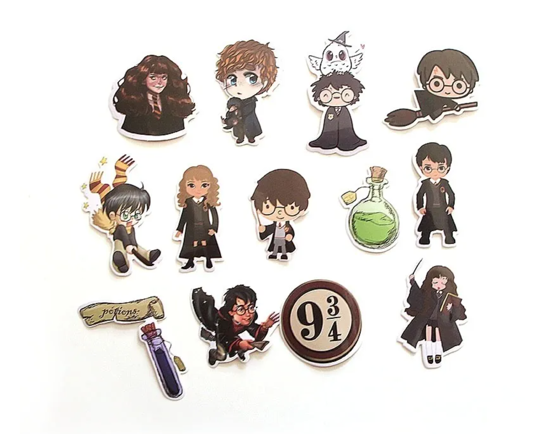 Paquete Stickers Harry Potter - Yukawaii