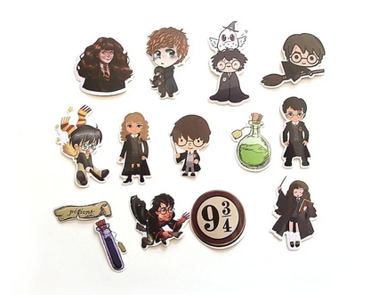 Paquete Stickers Harry Potter - Yukawaii
