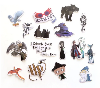 Paquete Stickers Harry Potter - Yukawaii