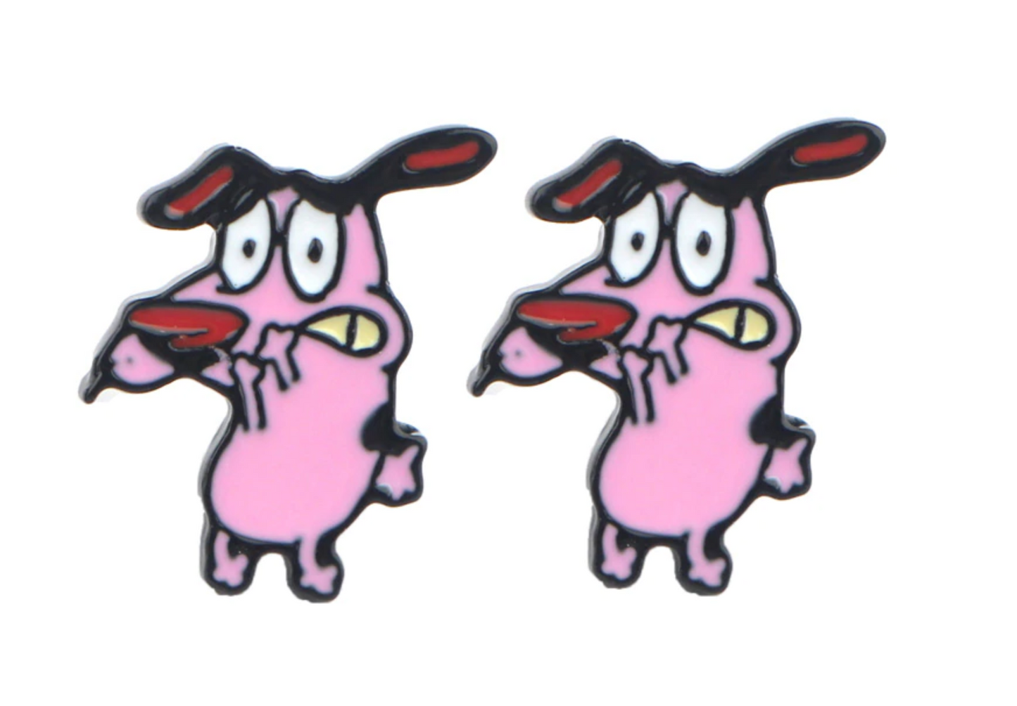 Aretes Coraje el perro cobarde - Yukawaii