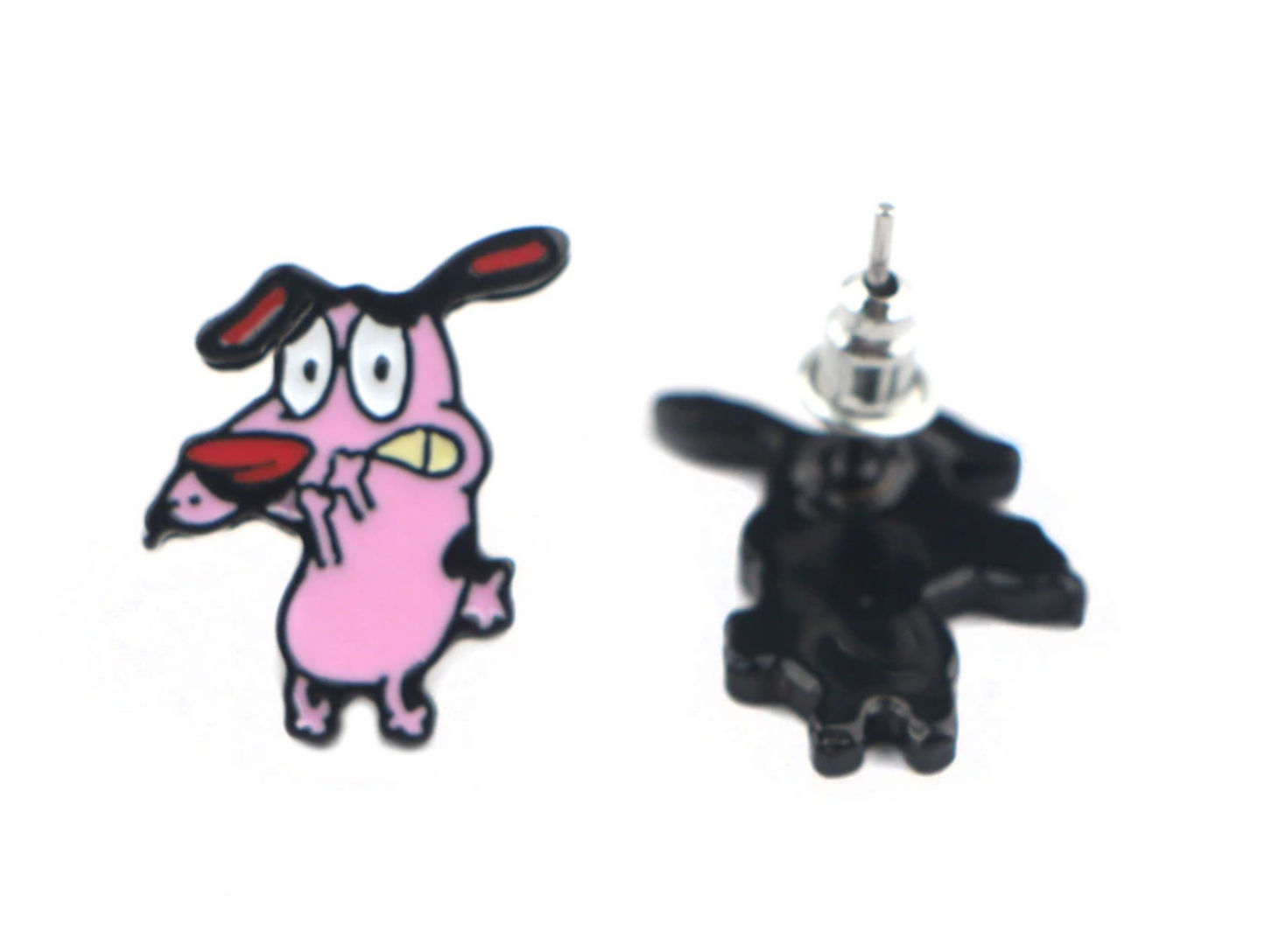 Aretes Coraje el perro cobarde - Yukawaii
