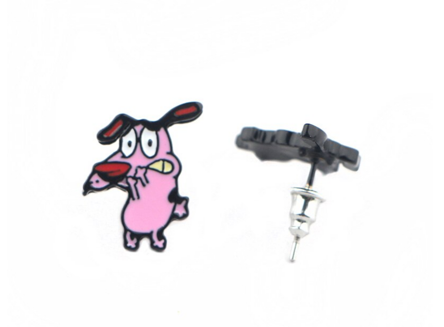 Aretes Coraje el perro cobarde - Yukawaii
