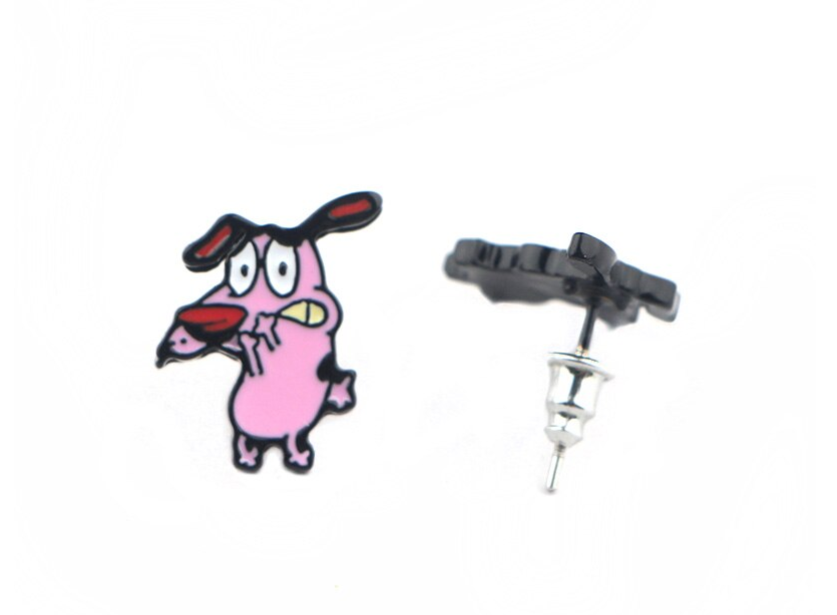 Aretes Coraje el perro cobarde - Yukawaii