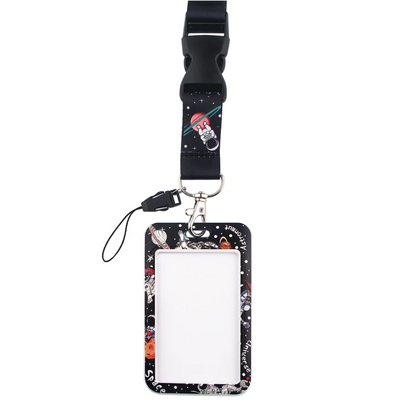 Lanyard y Porta credencial Astronauta