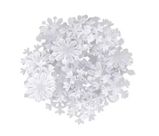 Copos de Nieve Fluorescentes