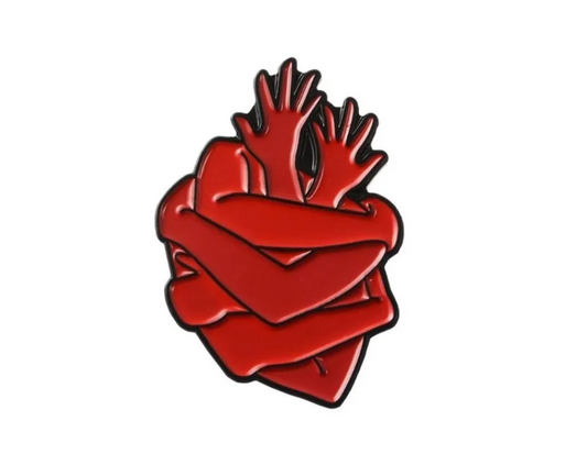 Pin Corazón abrazos