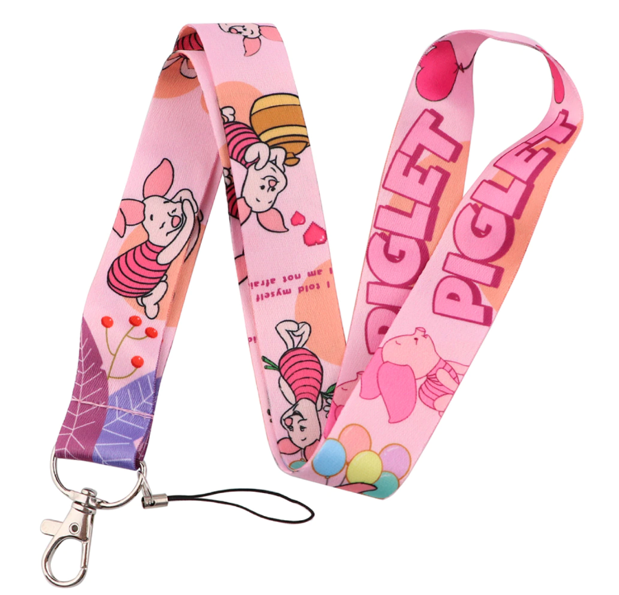 Lanyard y Porta credencial Piglet