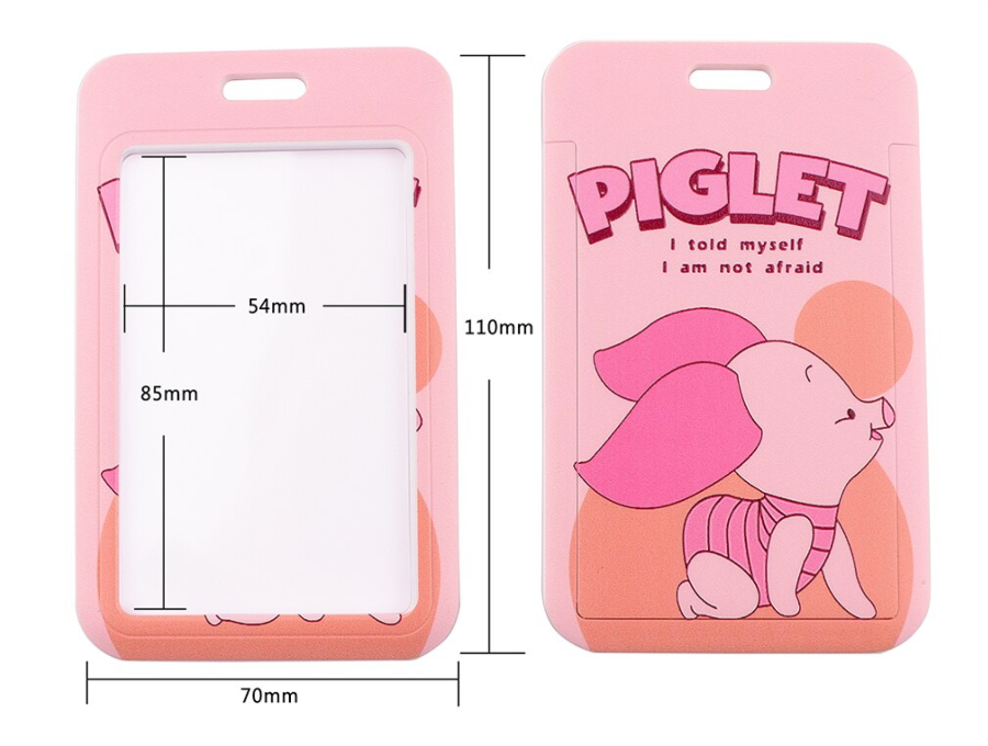 Lanyard y Porta credencial Piglet