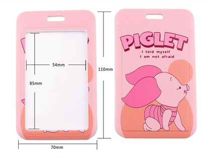 Lanyard y Porta credencial Piglet
