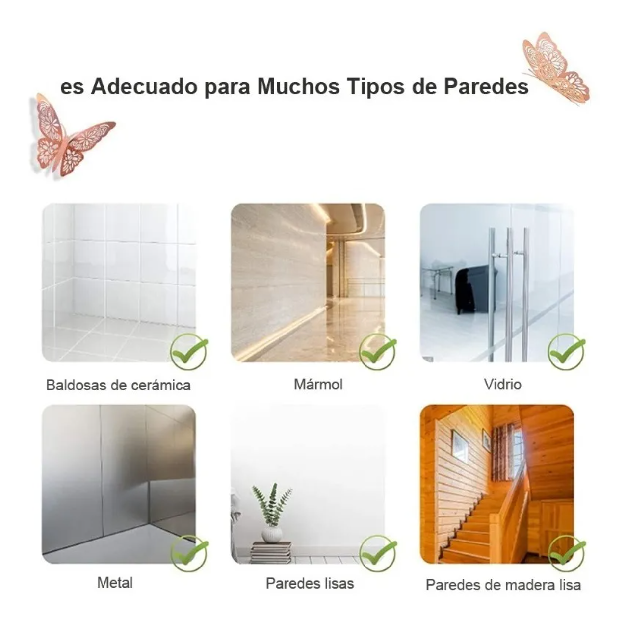 Set Mariposas Decorativas con diseño