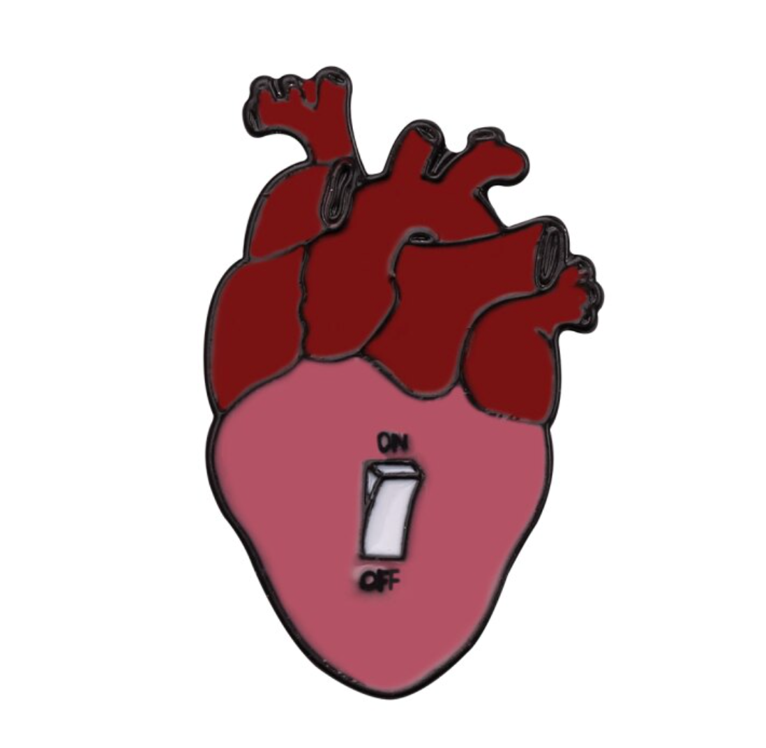Pin Corazón Apagador