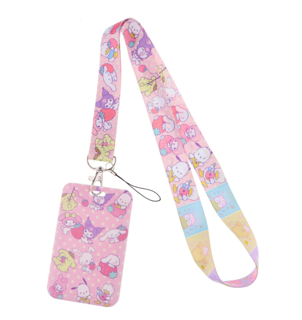 Lanyard y Porta credencial Sanrio