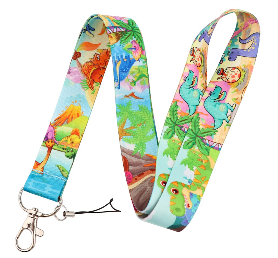 Lanyard Dinosaurio