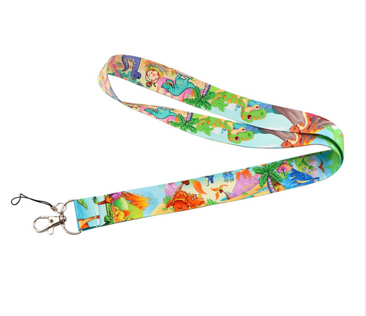 Lanyard Dinosaurio
