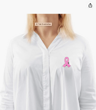 Cargar imagen en el visor de la galería, Pin lazo rosa lucha contra el cancer de mama
