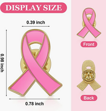 Cargar imagen en el visor de la galería, Pin lazo rosa lucha contra el cancer de mama
