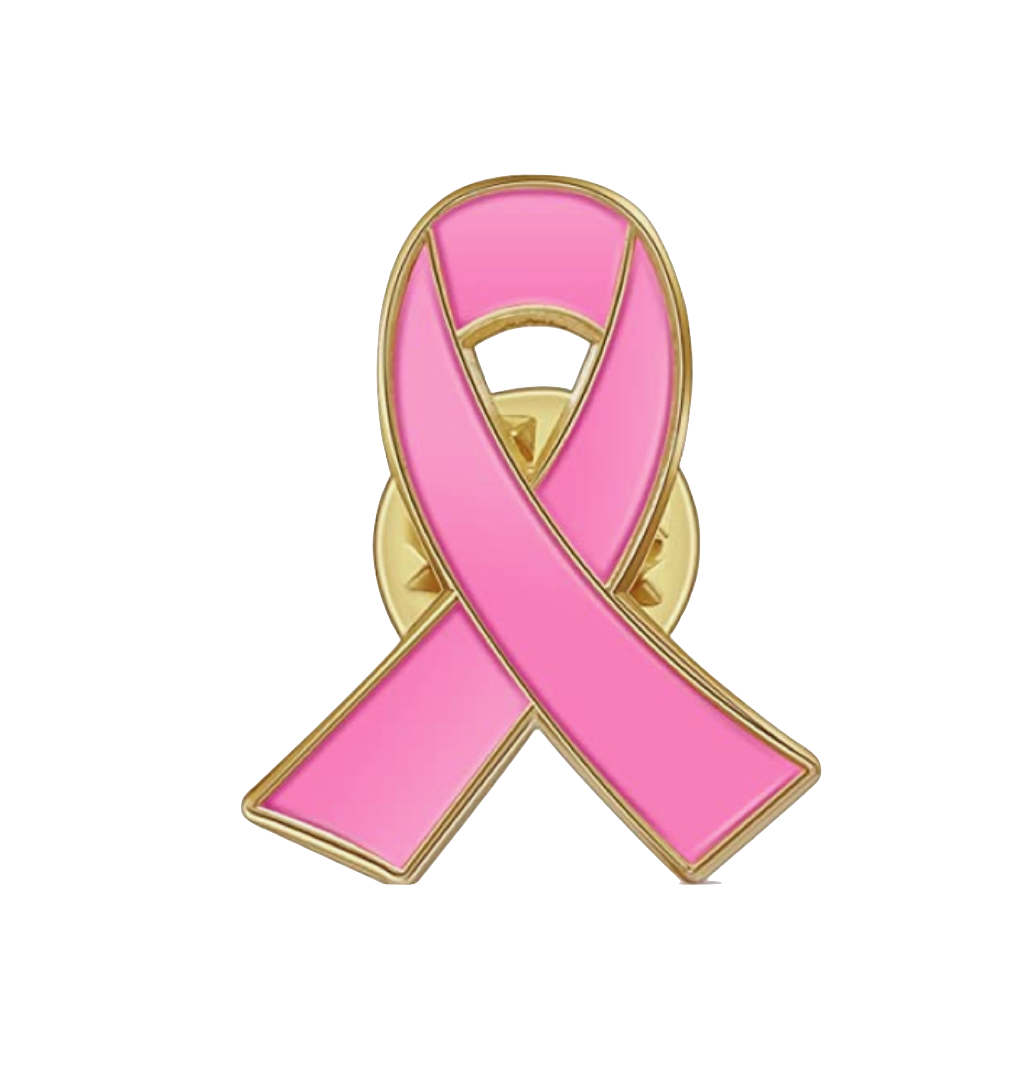 Pin lazo rosa lucha contra el cancer de mama