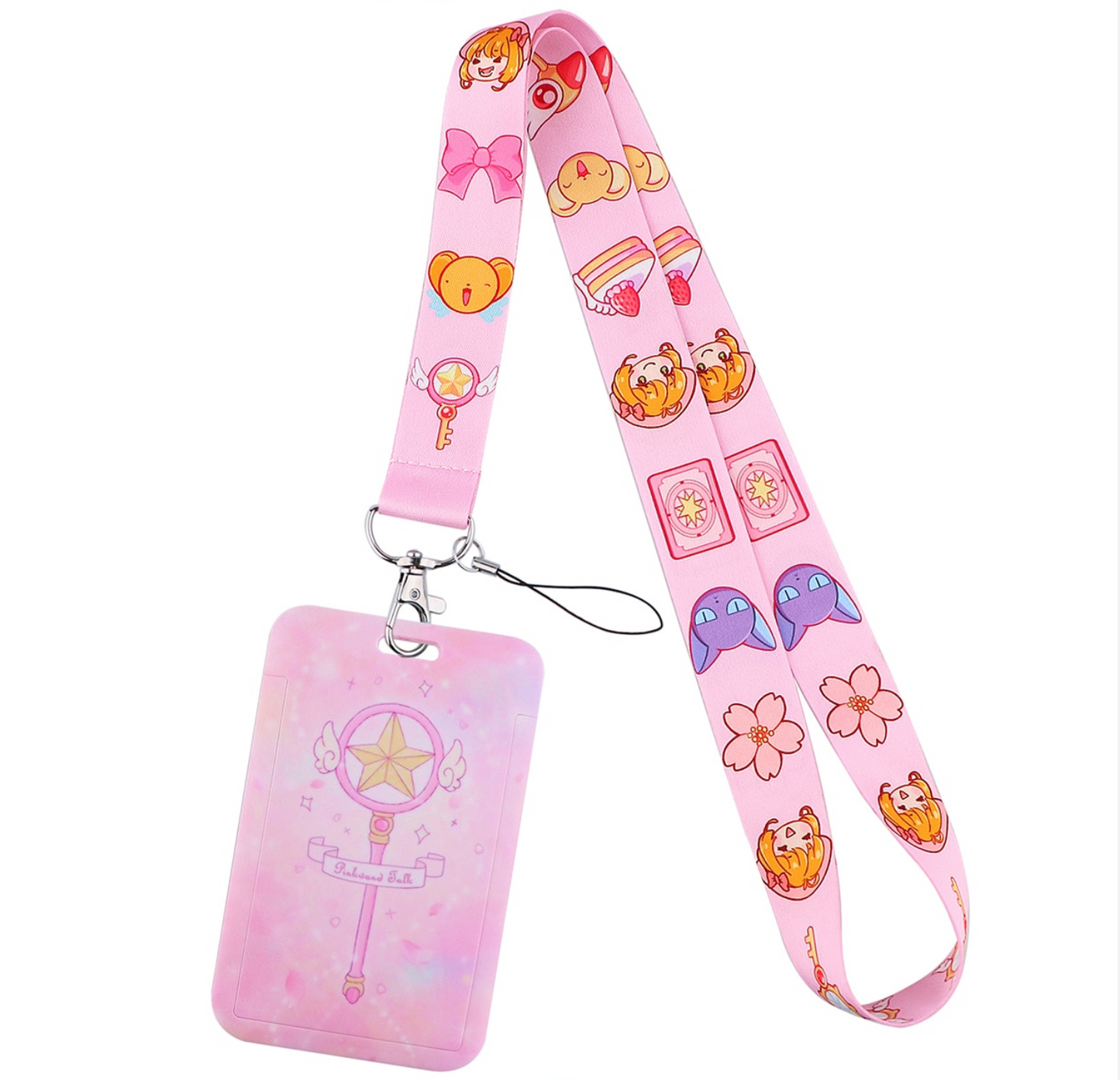 Lanyard y Porta credencial Sakura