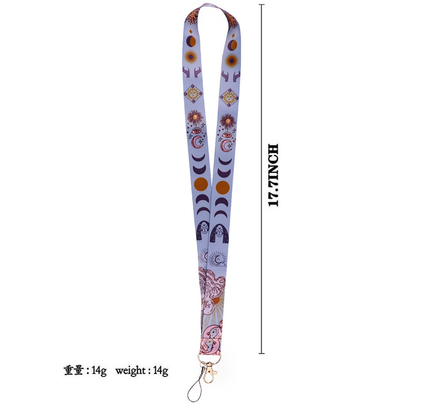 Lanyard y Porta credencial Sol y Luna