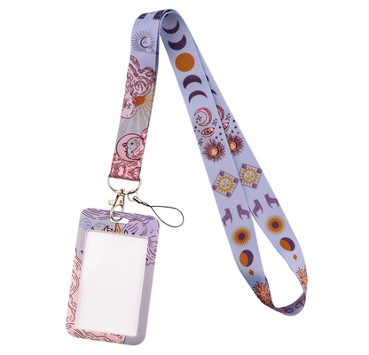 Lanyard y Porta credencial Sol y Luna