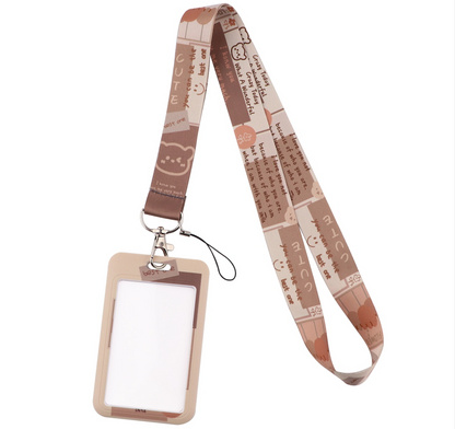 Lanyard y Porta credencial Oso Love