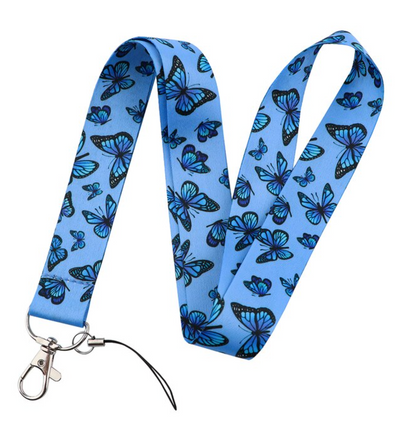Lanyard y Porta credencial Mariposas