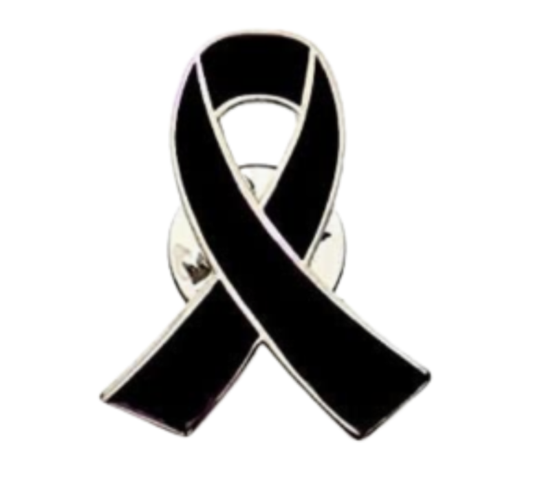Pin lazo negro