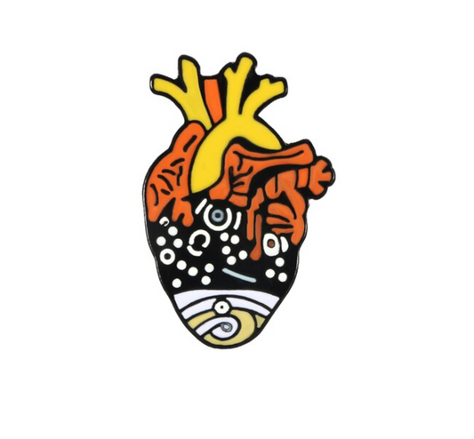 Pin Corazón Universo
