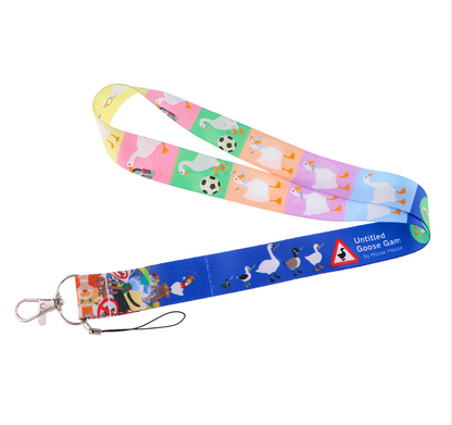 Lanyard y Porta credencial Untitled Goose game