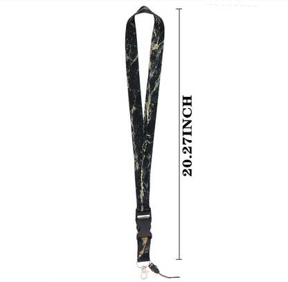 Lanyard Marmol Negro