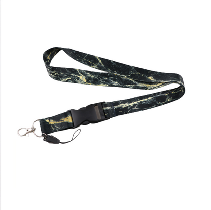 Lanyard Marmol Negro