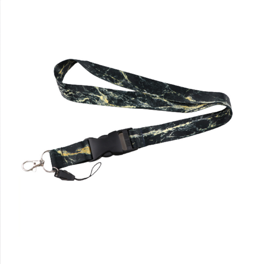 Lanyard Marmol Negro