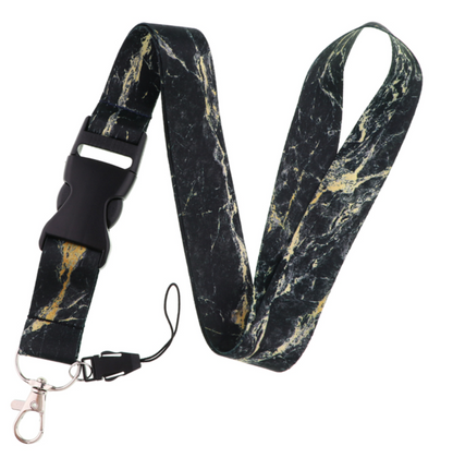 Lanyard Marmol Negro