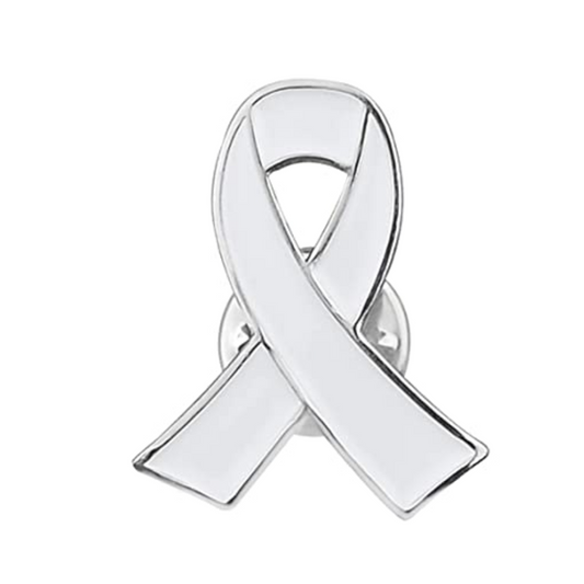 Pin lazo blanco