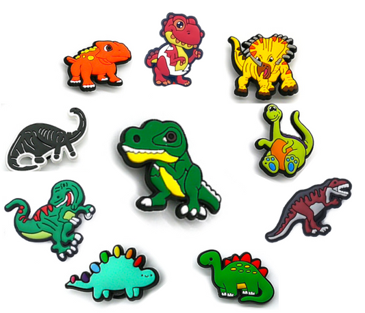 Shoe charm Dinosaurios