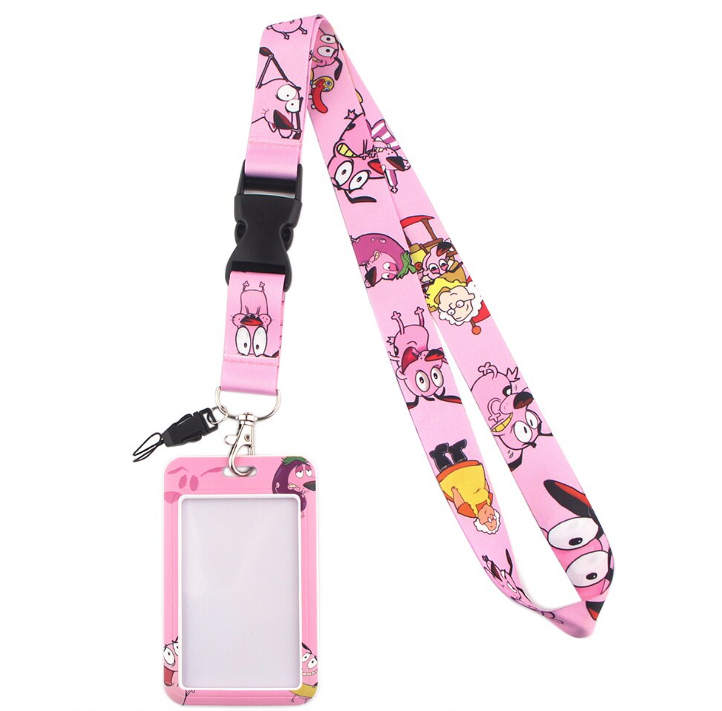 Lanyard y Porta credencial Coraje el perro cobarde - Yukawaii
