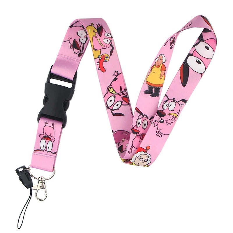 Lanyard y Porta credencial Coraje el perro cobarde - Yukawaii