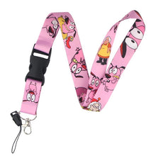 Cargar imagen en el visor de la galería, Lanyard y Porta credencial Coraje el perro cobarde

