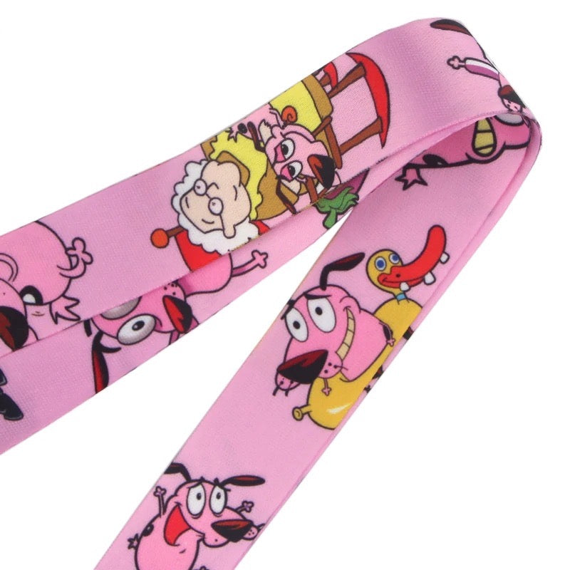 Lanyard y Porta credencial Coraje el perro cobarde - Yukawaii